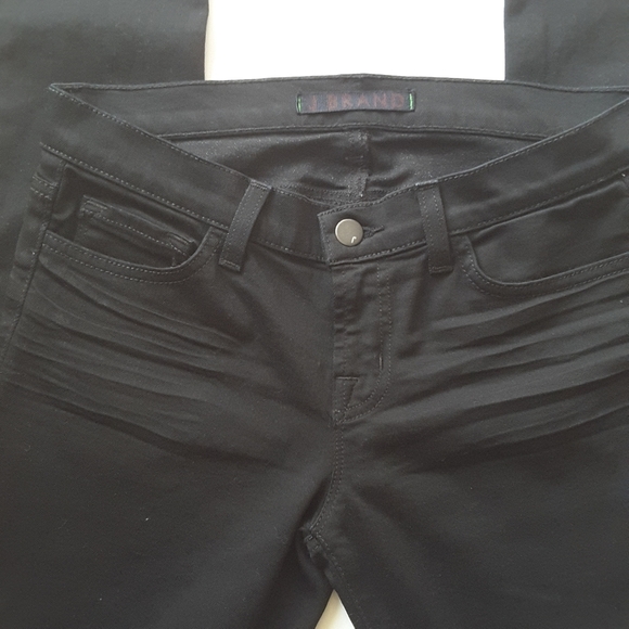 J Brand The Pencil Skinny Lightweight Black Jean - Picture 4 of 8